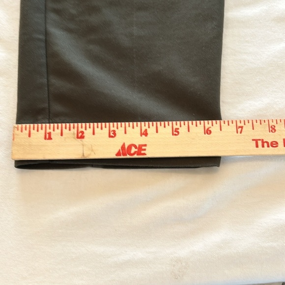 Express Columist Skinny Mid Rise Slim Leg Trouser Dress Pant Black 6R - Picture 11 of 11